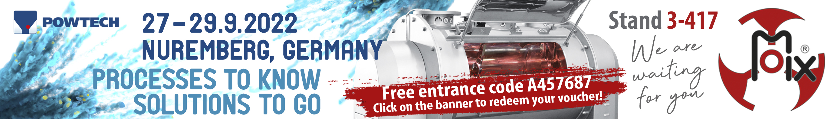 banner powtech 2022